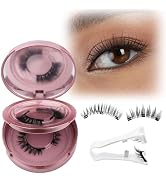 GEMERRY Magnetic Eyelashes with Applicator Soft Magnetic Lashes Natural Look No Glue Needed Lash ...
