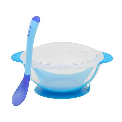 Pratinho De Alimentação Bebe Pratinho Infantil, com Colher, Prato com Ventosa, Kit Refeição Premium