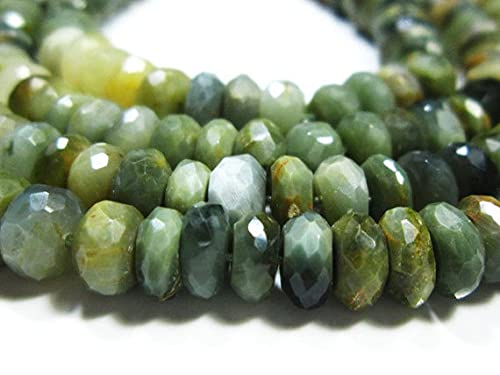 Cats Eye Faceted Rondelles LKBEADS 6.50mm fil de perles de pierre naturelles pour bijoux