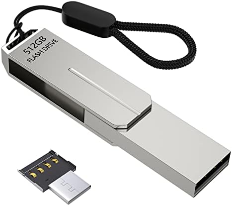 512GB USB Flash Drive with Type-C Port - High Speed USB Drive, Ultra Large Data Storage USB Memory Stick, Waterproof Jump Drive Pen Drive for Android Smartphones Computer | Portable Thumb Drive