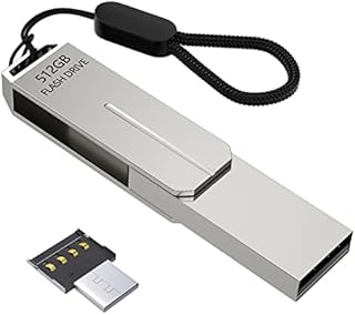 512GB USB Flash Drive with Type-C Port - High Speed USB Drive, Ultra Large Data Storage USB Memory Stick, Waterproof Jump Drive Pen Drive for Android Smartphones Computer | Portable Thumb Drive