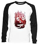Excelente Calidad Wilson Hombre Mujer Unisex Camiseta De Béisbol Blanca Negra Manga 2/3 Women\'s Men\'s Unisex Baseball T-Shirt Tamaño L Men\'s White T-Shirt Large Size L
