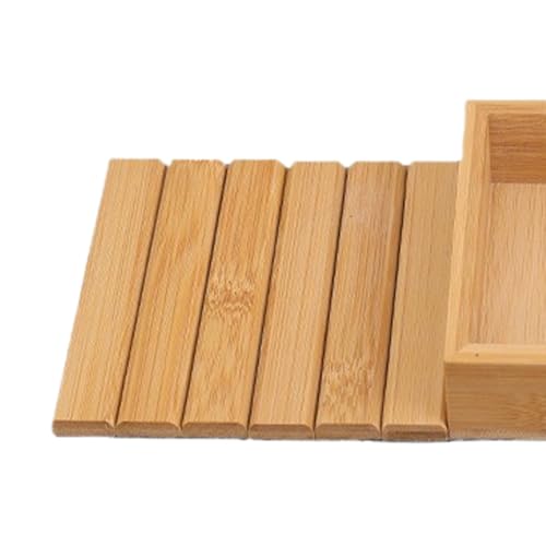 Evita derrames con esta bandeja de sofá compacta de madera fácil de usar 8