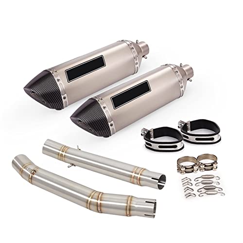 Tubo de escape Suzuki Hayabusa GSXR1300 2008-2017 silenciador con mid tube L&R