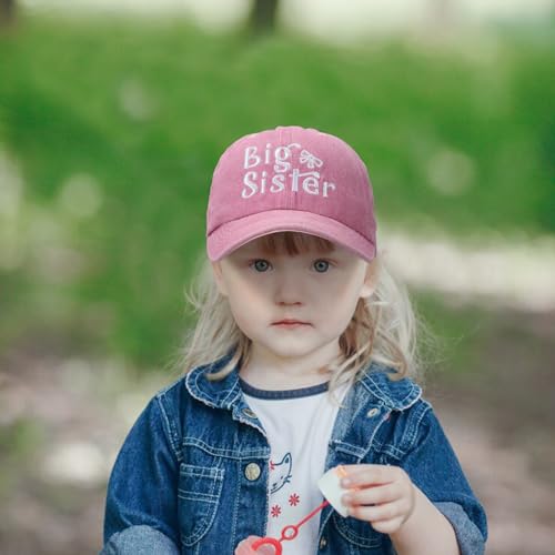 Cute Embroidered Baseball Cap for Kids Age 3-8, Funny Adjustable Cotton Embroidery Hat for Boys Girls2