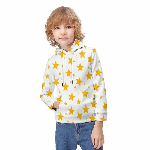 Sweat à capuche enfant imprimé pour le collège et les sorties d'hiver