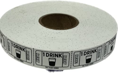Boletos por rollo numerados en 8 colores surtidos para control de barra 3