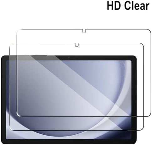 KZIOACSH Samsung Galaxy Tab A11+/A11 Plus/Tab A9+/Tab A9 Plus için Ekran Koruyucu, 2'li Paket HD Temperli Cam Ekran Koruyucu Kapak HD Şeffaf Yüksek Sertlik Çizilmez Parmak İzi Önleyici Ekran Filmi - Görsel 7
