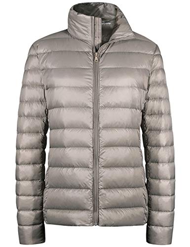 wantdo Women's Packable Ultra Light Weight Short Down Jacket