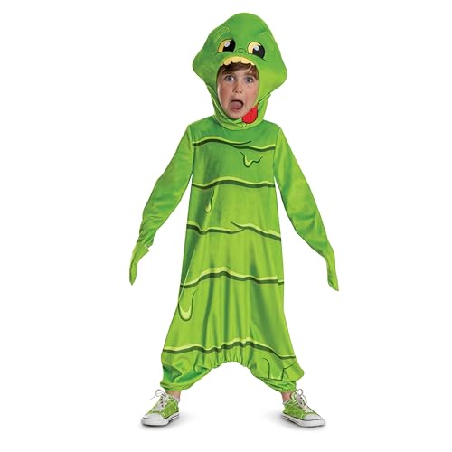 Disguise Ghostbusters Slimer Toddler Costume, Ofifical Ghostbusters Frozen Empire Slimer Costume, Toddlers Size (12-18 Mth)