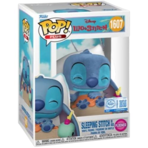 POP Sleeping Stitch in Box Flocked Funko Original 1607 (z osłoną z tworzywa sztucznego)