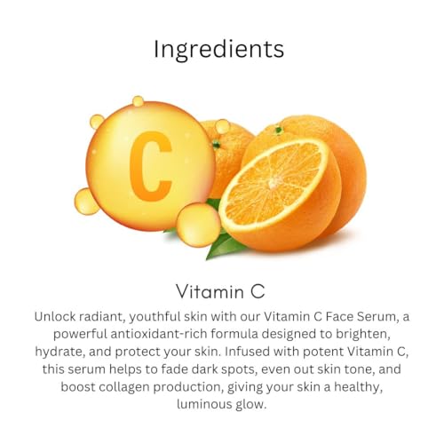 Image of khadi Vitamin C Face Serum for Radiant Complexion, Brightening & Anti-Aging Formula, 30 ml