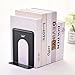 Mr. Pen- Book Ends, Black, 4 Pack, Heavy Duty Metal Bookends for Shelves, Book Holders for Shelves, Metal Bookends