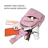 Sling Bag Chest Bag for Women Men,Anti Theft Crossbody Bags,Waterproof Shoulder Bags,One Strap Small Backpack Lightweight Small Rucksack for Sports Outdoor Travel (Purple) #3