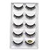 Produktbild Falsche Wimpern Blue Vesse 5 Paar Luxuriöse 3D Falsche Wimpern Kreuz Natürliche Thick Lange Augen Wimpern Make-up (805)
