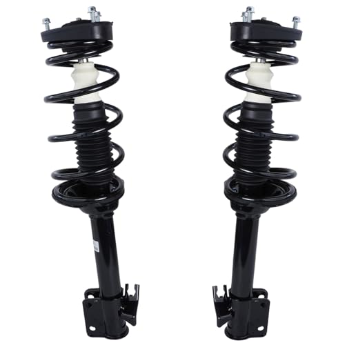 Image of Detroit Axle - Rear Steering Knuckles & Wheel Hub Bearings Struts w /Coil Spring Replacement for 2003-2005 Subaru Forester - 4pc Set