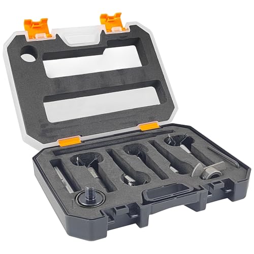 10 Stück Hartmetall Forstnerbohrer Set für Holz - Holzbohrer...