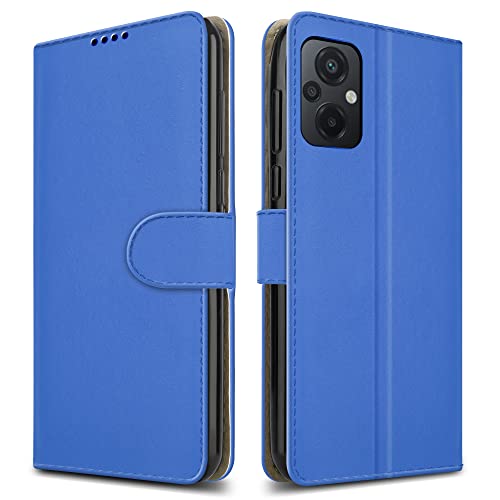 PIXFAB For Xiaomi Poco M5 Leather Phone Case, Magnetic Closure Full Protection Book Folio Design