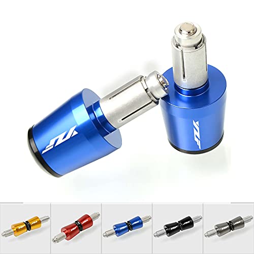 22mm 7/8"Tapas de Extremo de Mano de Motocicleta para Yamaha YZF R1 R6 R125 R65 R3 600R Azul Cover