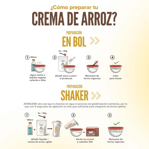 Miniatura 4 de Hsn Crema De Arroz Chocolate Galletas 1kg 100 Harina De Arroz Pregelatinizada Con Textura Extra-Fina Y Cremosa Sin Azúcares Añadidos No Incluye Dosificador No-Gmo, Vegana, Sin Gluten