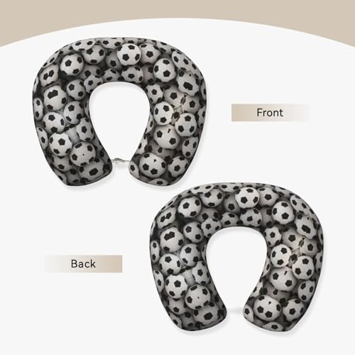 Almohada Cervical de Polycotton Negro miniatura 3
