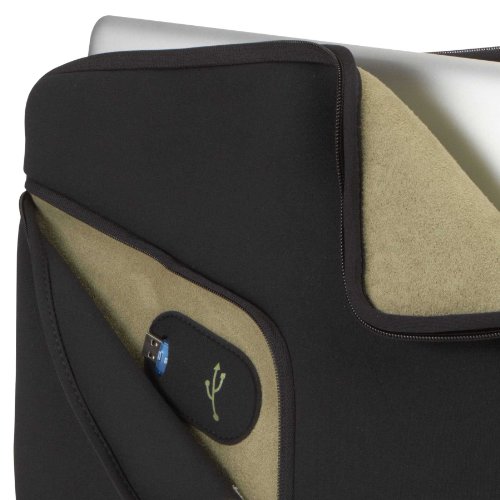 Caselogic Pas-213 13-Inch Macbook Neoprene Sleeve (Black) #TOP1