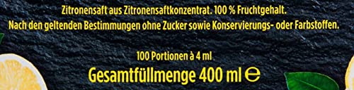 Teekanne Zitronensaft, 100 x 4 ml (400 ml Packung)