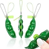 3 Pieces Pea Poppers Fidget Toy Funny Facial Expression Bean Fidget Toy Pea Pod Fidget Toys Soybean...