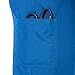 Landau Scrub Zone Unisex Relaxed Fit 2-Pocket Drawstring Cargo Scrub Pants 85221 Black