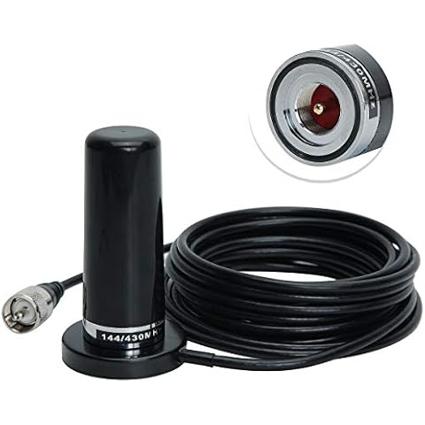 Airiton PL259 Antenna Dual Band VHF UHF Ham Mobile Radio Antenna Cover