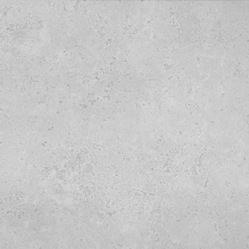 Decosa Panneau décoratif Béton aspect béton - polystyrène - gris clair - 50 x 50 cm - pour mur et plafond - 8 sachets (=16 m2)