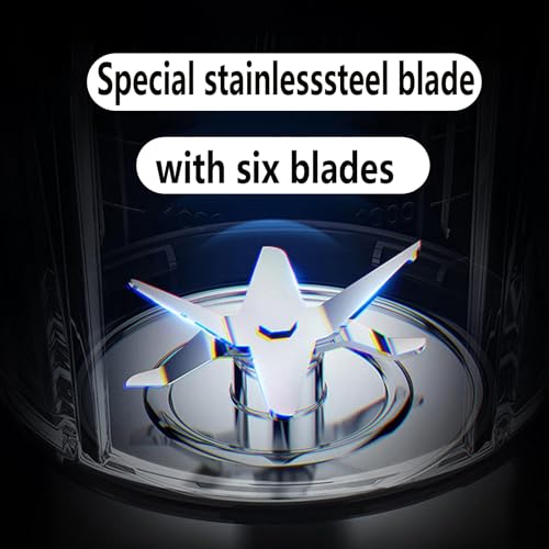 15-Speed Power Blender with 6 Blades for Milkshakes and Smoothies - 4500W Professional Countertop Blender with 70oz Container and 2 BPA-Free Cups - Image 6