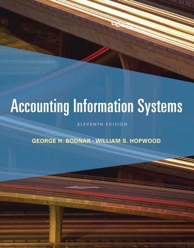 Accounting Information Systems (11th Edition) 11th Edition