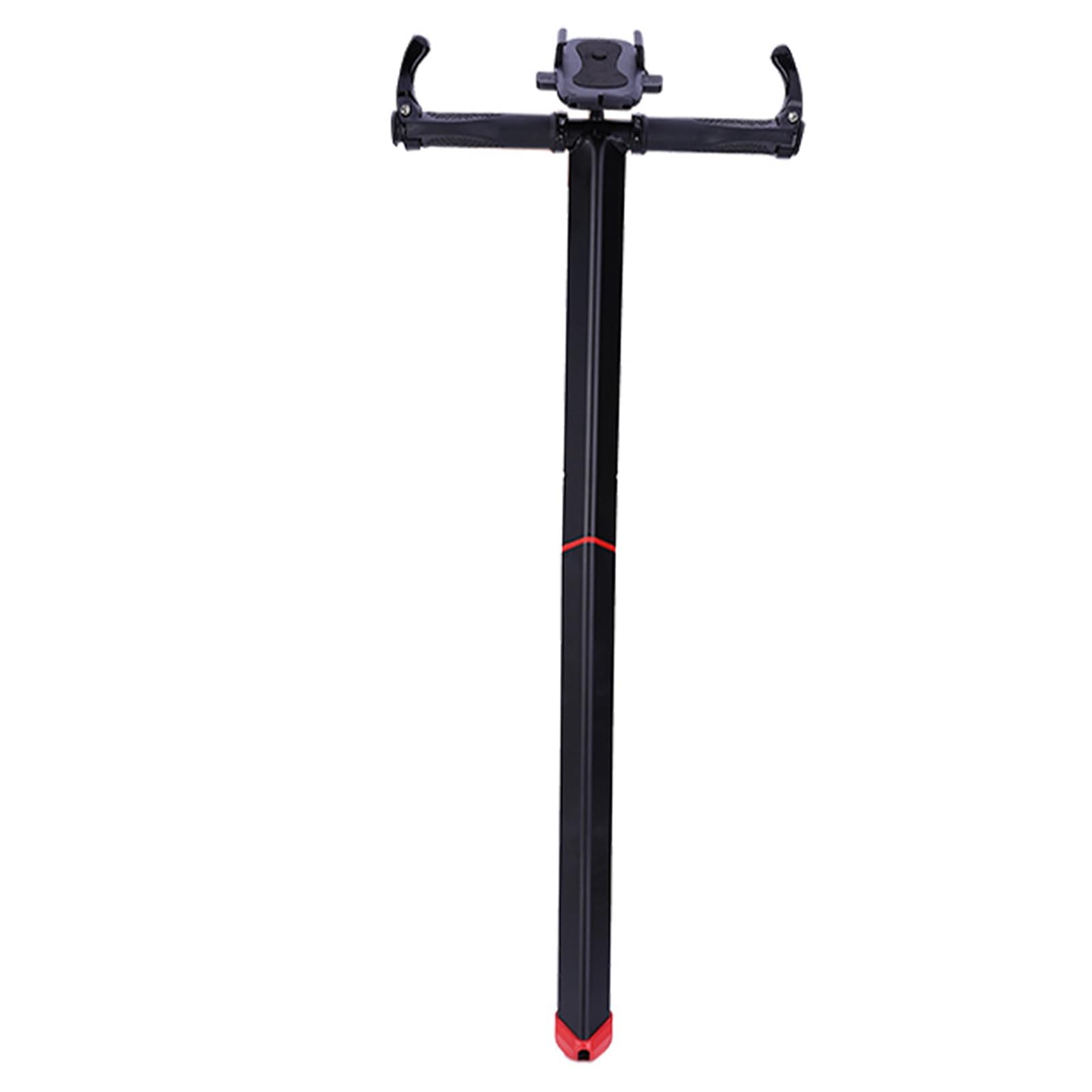 Balance Scooter uchwyt do hulajnogi ze stopu aluminium, czarny, ergonomiczny kształt z uchwytem na telefon komórkowy, teleskopowa regulacja, części zamienne do skutera Balance Scooter