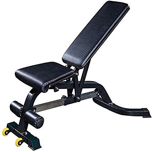 Banco de gimnasio ajustable para entrenamiento, fitness, gimnasio, banco de pesas ajustable, altura ajustable, banco de ejercicios inclinado, capacidad multifuncional, gimnasio en casa