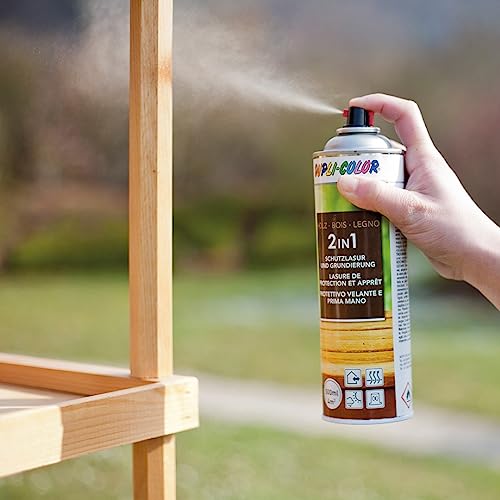 DUPLI-COLOR 391538 Holzschutzlasur Spray Palisander 500 ml (Packung mit 2) – Ansicht 5