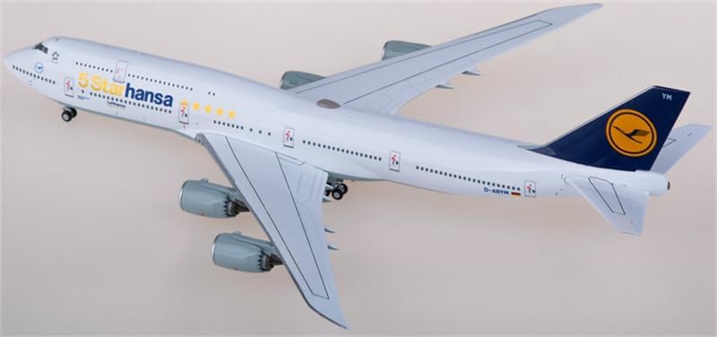 ACE HOBBY for NG Models for Lufthansa for Boeing 747-8 D-ABYM 5 Starhansa Titles 1:400 Airplane Pre-Built Model