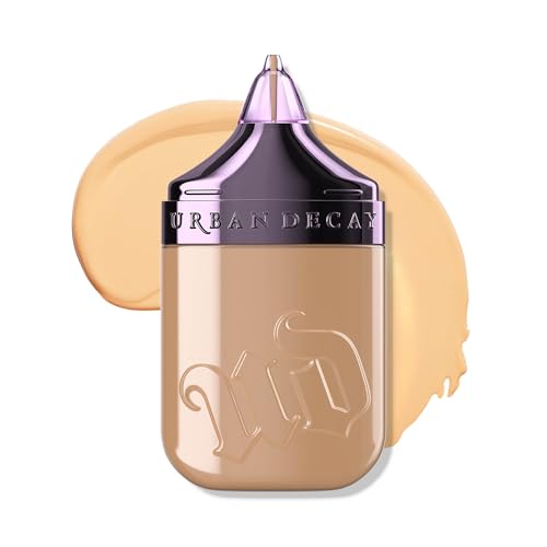 Urban Decay Face Bond Waterproof Foundation, Medium Coverage, Natural Matte Finish, 3% Niacinamide Serum, Self-Setting + Transfer-Resistant, Sweat-Proof, Blurs Skin - 1 fl oz