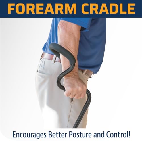 StrongArm-Comfort-Cane-Self-Standing-Lightweight-Adjustable-Walking-Cane-Stabilizes-Wrist-Provides-Extra-Support-Stability-Ergonomic-Forearm-Grip-Canes-for-Men-Women