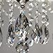 Supla 24 Pcs Teardrop Chandelier Prisms Candle Chandelier Crystal Pendants Glass Pendant Beads 1.5