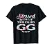 Womens Blessed To Be Called GG Gift for GG T-Shirt