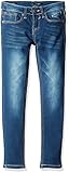 Vigoss Girls' 5 Pocket Skinny Jean,  Blueberry Cream, 6