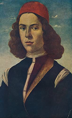 Portrait d'un jeune noble florentin de Botticelli pour une décoration de chambre élégante