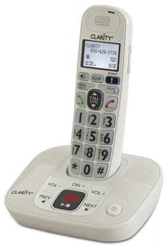 Teléfono inalámbrico Clarity con pantalla y amplificación 40dB miniatura 1