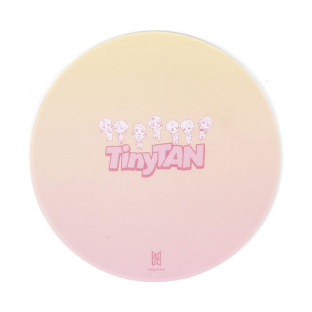 SOUND OF SEOUL BTS Tiny Tan Bangtan Mouse Pads, Designed with All 7 BTS Members! (Pink)