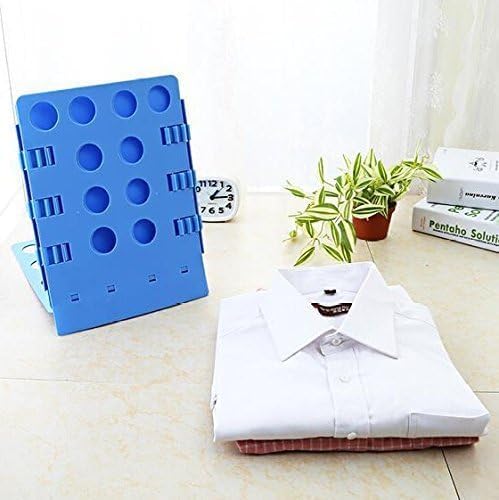 Gearmax Fold Faltbrett, Falthilfe, Einstellbar Wäsche Faltbrett Falthilfe Flip & Fold Kunststoff 57 x 66 cm (blau)