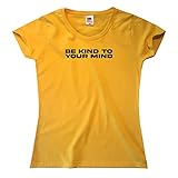 Photo Gallery outsdr da donna be kind to your mind t-shirt - yellow - x-large Photo Gallery outsdr da donna be kind to your mind t-shirt - yellow - x-large