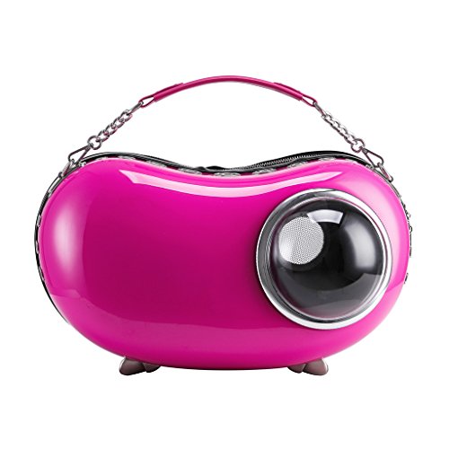 Upet Patent Bubble Pet Travel Backpack (Pink)