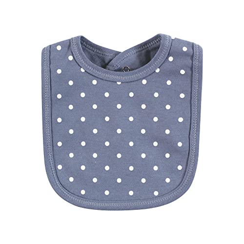 Image of Touched by Nature Unisex Baby Organic Cotton Bibs, Bubblegum Floral, One Size