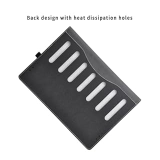 LIMIYUE Laptop Cover Case for HP OmniBook X Flip 16 inch NGAI 16-as 16-ar & for OmniBook7 Flip 16-au Sleeve,PU Leather Protective Shell Detachable Notebook PC Bag Accessories (Dark Grey)